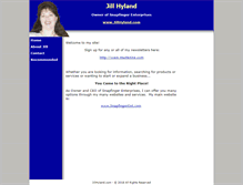 Tablet Screenshot of jillhyland.com